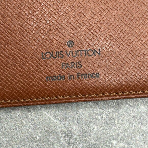 Louis Vuitton Monogram Etui Palm Cover Dark Brown Coated Canvas Snap - Picture 13 of 15